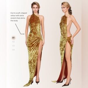 NWT CouCoo High Split Maxi Dress